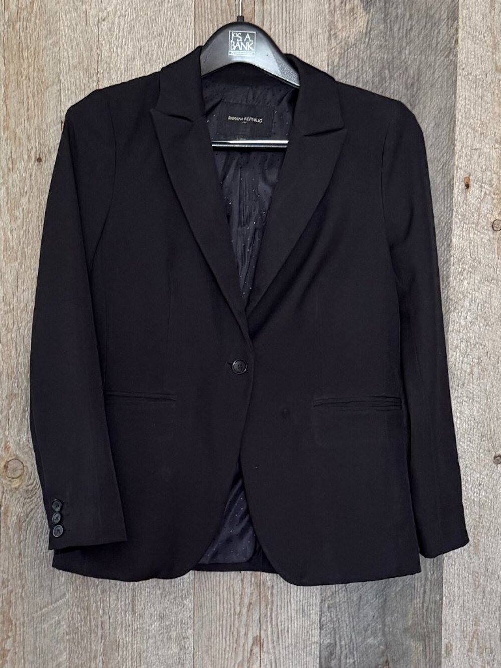 Banana Republic Women's Black Suit Jacket Size 0